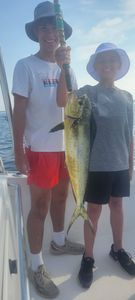 Trophy sized mahi mahi reeled in Florida waters. 
