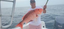 Photograph of a person fishing in Destin