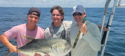Group of 3 people fishing in Destin