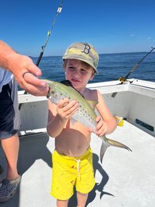 Angler fishing on Gwynn Island