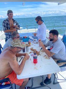 Three people fishing in Virginia