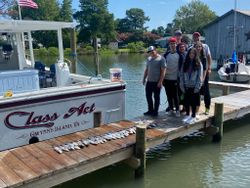 Group of 7 people fishing in VA