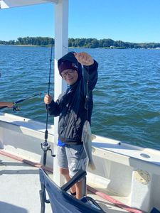 1 fisherman on Gwynn Island