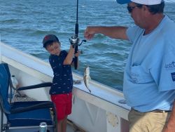 Two people fishing in Virginia