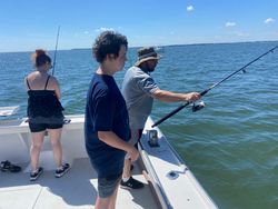 Two people fishing in Virginia