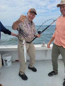Great Barracuda, 15 inches, caught while fishing on Gwynn Island
