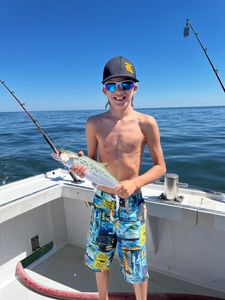 Angler fishing on Gwynn Island