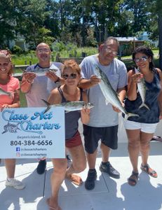 Two Spanish mackerel fish caught in Virginia