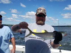 A Spanish Mackerel caught fishing in Gwynn Island