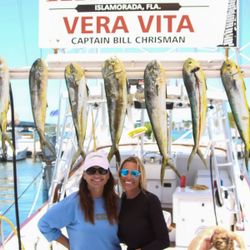 Two anglers landed 7 bluefish and king mackerel in FL