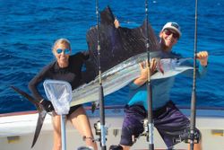 Two people fishing in Punta Gorda