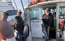 2 blackfin tuna fish caught while fishing in NJ