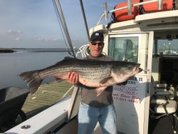 Striped bass fishing in NJ