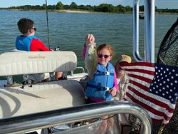 Bass Fishing in Grapevine Lake