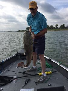 Yellow Catfish Caught in Grapevine Lake