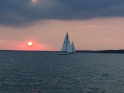 Beautiful Sunset in Grapevine Lake