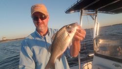 Fishing for Sand Bass in Grapevine Lake