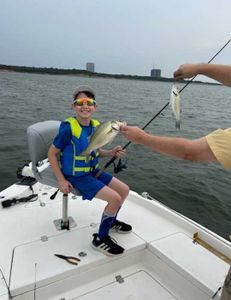 Lone angler fishing in Texas