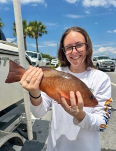 A person fishing in Panama City