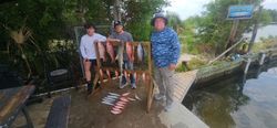 Three people fishing in Panama City
