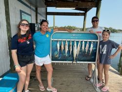 Four people fishing in Panama City