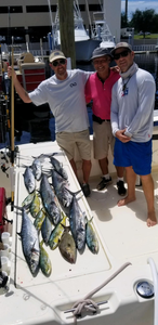 Two king mackerel fishing in Panama City