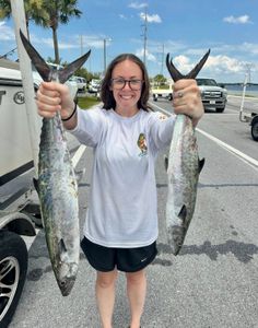 Two King Mackerel fish caught in FL