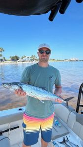 A wahoo fish being caught while fishing in FL