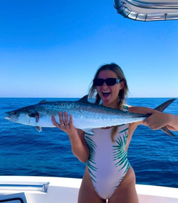 Angler with a 25-inch fish, fishing at Myrtle Beach