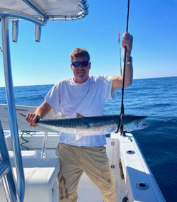 An angler enjoying a fishing trip in Myrtle Beach