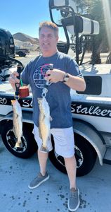 Two spotted weakfish caught in Corpus Christi