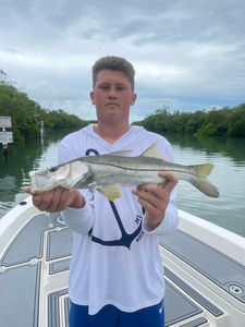 Snook fish caught during fishing trip in FL