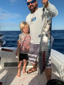 Wahoo Fishing in Atlantic ocean 