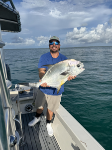 Nice permit caught using multiple techniques in Key Largo waters today!