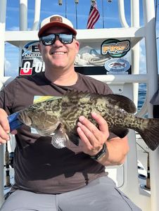 Gag grouper caught fishing in Morehead City NC