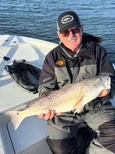 Redfish caught by angler in Morehead City