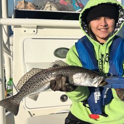 Spotted Weakfish caught while fishing in Morehead City