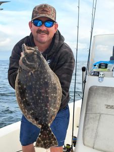 Summer Flounder caught while fishing in Morehead City
