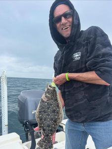 Summer flounder caught while fishing in NC