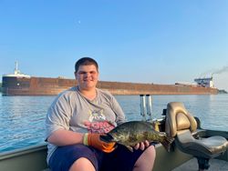 Angler with fishing rod in Algonac