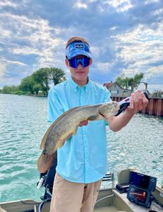 Fishing for a bowfin fish in MI