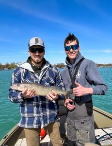 Person fishing in MI