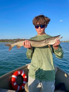 Impressive northern pike catch in Algonac