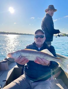 Sauger fish caught in Algonac during fishing