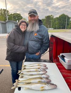 Three big fish caught while fishing in MI