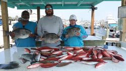 Good Size Triggerfish And Lots of Reds!