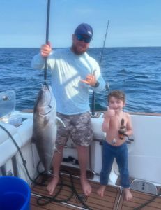 38” AJ on the little zebco dock demon!
