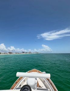 Fishing in Destin, Florida, with a fishing rod