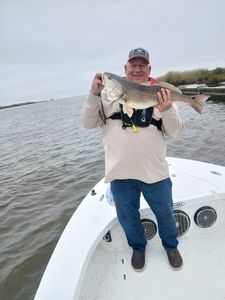 Big redfish, big smiles! 🎣🐟 