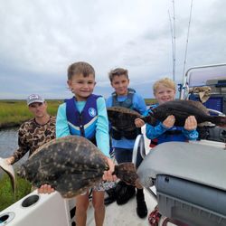 Flounder Day for the kids! - Manns Harbor, NC.
